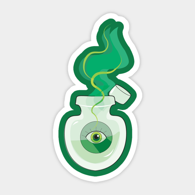 Magical Green Eye Sticker by emma17